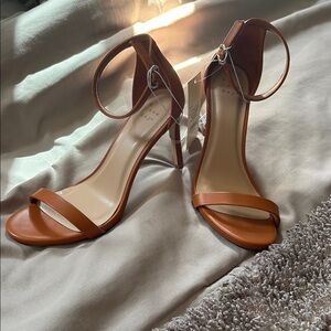 NEW!  A New Day Women's Tan Heeled Sandals